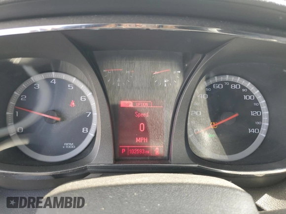 2015 GMC Terrain SLT with VIN 2GKALTEK8F6261775, listed as a Copart auction lot 56941205 with 102,593 mi miles and Salvage title. Bid and sale history available at DreamBid. Image 9.
