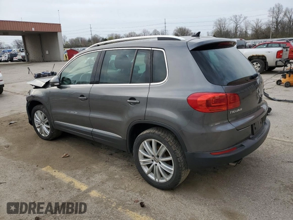 2014 Volkswagen Tiguan SEL с VIN WVGAV3AXXEW556593, выставлен на аукционе Copart как лот 57872585 с пробегом 113 312 миль миль и Чистый • Clean title. История ставок и продаж доступна на DreamBid. Изображение 2.