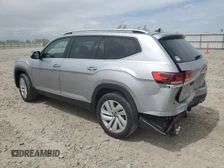 2021 Volkswagen Atlas SEL with VIN 1V2ER2CA8MC570634, listed as a Copart auction lot 57113175 with 47,766 mi miles and Salvage title. Bid and sale history available at DreamBid. Image 2.