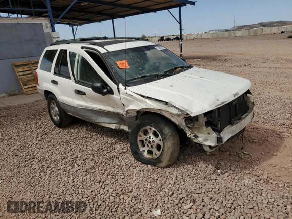 2000 Jeep Grand Cherokee Laredo with VIN 1J4G248S4YC222194, listed as a Copart auction lot 53809825 with Not provided miles and Salvage title. Bid and sale history available at DreamBid. Image 4.