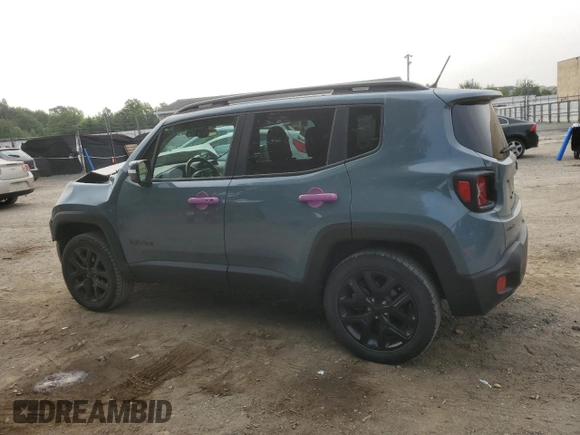 2017 Jeep Renegade Altitude with VIN ZACCJBBB7HPF03437, listed as a Copart auction lot 59815415 with 23,154 mi miles and Salvage title. Bid and sale history available at DreamBid. Image 2.