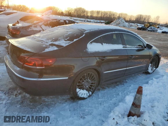 2014 Volkswagen CC Sport with VIN WVWBN7AN9EE505056, listed as a Copart auction lot 87305504 with 168,585 mi miles and Salvage Title. Bid and sale history available at carsss.com. Image 3.