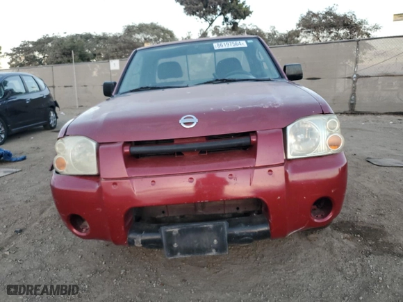 2002 Nissan Frontier 2WD XE with VIN 1N6DD26S02C393409, listed as a Copart auction lot 86197564 with 256,409 mi miles and Salvage Title. Bid and sale history available at carsss.com. Image 5.