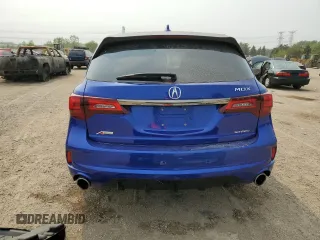 2020 Acura MDX Technology with VIN 5J8YD4H04LL027550, listed as a Copart auction lot 58573455 with 45,007 mi miles and Salvage title. Bid and sale history available at DreamBid. Image 6.