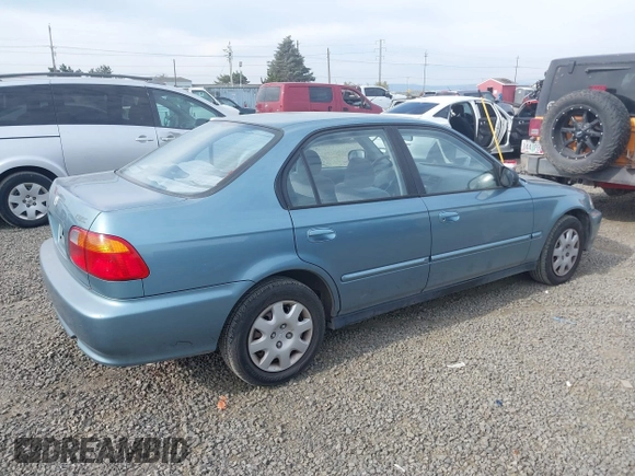 2000 Honda Civic VP z VIN 2HGEJ6618YH521482, wystawiony jako IAAI lot #41940776 z przebiegiem 77 745 mil mil oraz . Historia ofert i sprzedaży dostępna na DreamBid. Obrazek 4.