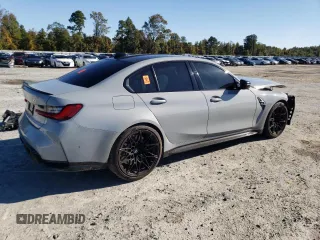2021 BMW M3 with VIN WBS53AY01MFK81180, listed as a Copart auction lot 72774513 with 16,749 mi miles and Salvage Title. Bid and sale history available at carsss.com. Image 3.