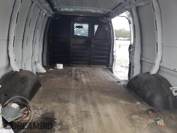 2019 Chevrolet Express Cargo Van with VIN 1GCWGAFG8K1229135, listed as a Copart auction lot 45114855 with 33,244 mi miles and Salvage Title. Bid and sale history available at carsss.com. Image 11.