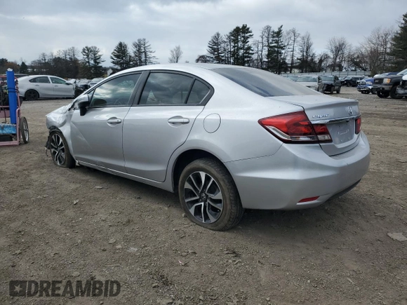 2015 Honda Civic Sedan LX with VIN 19XFB2F55FE202125, listed as a Copart auction lot 82158514 with 0 mi miles and Salvage Title. Bid and sale history available at carsss.com. Image 2.