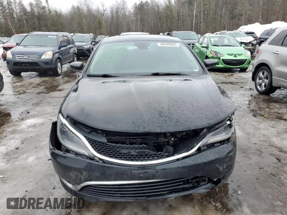 2015 Chrysler 200 Limited with VIN 1C3CCCAGXFN678871, listed as a Copart auction lot 46628965 with 157,390 mi miles and Clean Title. Bid and sale history available at carsss.com. Image 5.