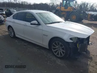 2015 BMW 5 Series 535i xDrive with VIN WBA5B3C51FD545163, listed as a IAAI auction lot 41481970 with 136,276 mi miles. Bid and sale history available at carsss.com. Image 1.