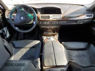 2008 BMW 7 Series 750i with VIN WBAHL835X8DT13297, listed as a Copart auction lot 61523864 with Not Provided miles and Salvage Title. Bid and sale history available at DreamBid. Image 8.