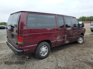 2008 Ford Econoline Passenger XL with VIN 1FMNE11W28DB28420, listed as a Copart auction lot 69724594 with 481,294 mi miles and Salvage Title. Bid and sale history available at DreamBid. Image 3.