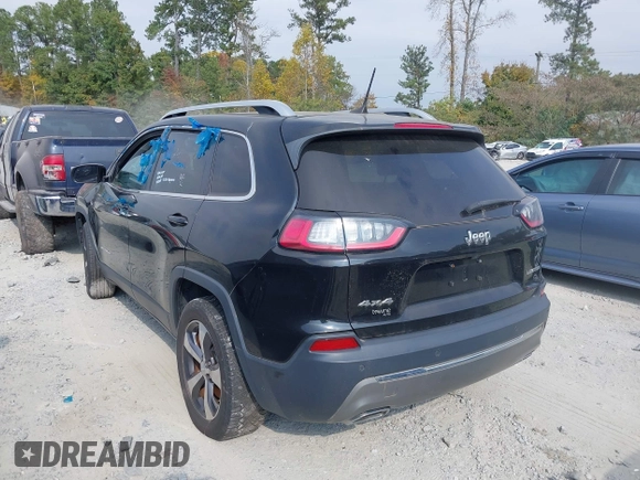 2019 Jeep Cherokee Limited with VIN 1C4PJMDX2KD235618, listed as a IAAI auction lot 40672263 with 82,117 mi miles and . Bid and sale history available at carsss.com. Image 14.