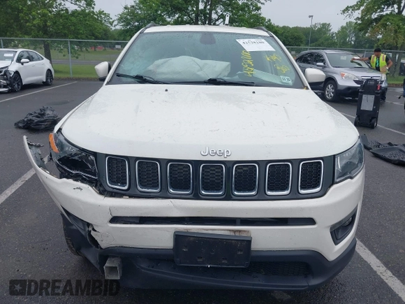 2021 Jeep Compass Latitude with VIN 3C4NJDBB6MT537568, listed as a IAAI auction lot 42528180 with 74,003 mi miles and . Bid and sale history available at DreamBid. Image 12.