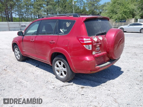 2012 Toyota RAV4 Limited with VIN 2T3DK4DVXCW090234, listed as a IAAI auction lot 42078332 with 182,166 mi miles. Bid and sale history available at carsss.com. Image 3.