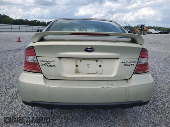 2005 Subaru Legacy Outback with VIN 4S4BL84C454219140, listed as a Copart auction lot 61392545 with 91,517 mi miles and Clean title. Bid and sale history available at DreamBid. Image 6.