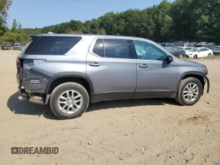 2021 Chevrolet Traverse LS with VIN 1GNEVFKW1MJ149178, listed as a Copart auction lot 69487794 with 45,875 mi miles and Salvage Title. Bid and sale history available at carsss.com. Image 3.