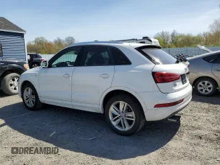 2018 Audi Q3 Premium with VIN WA1ECCFS7JR019255, listed as a Copart auction lot 54581155 with 76,923 mi miles and Salvage title. Bid and sale history available at DreamBid. Image 2.