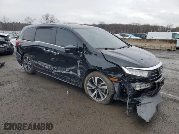 2023 Honda Odyssey Touring с VIN 5FNRL6H8XPB046345, выставлен на аукционе Copart как лот 52102195 с пробегом 29 986 миль миль и Списание • Salvage title. История ставок и продаж доступна на DreamBid. Изображение 4.