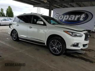 2017 Infiniti QX60 with VIN 5N1DL0MM7HC519445, listed as a Copart auction lot 54736295 with 86,259 mi miles and Clean Title. Bid and sale history available at carsss.com. Image 4.