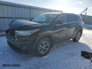 2015 Toyota Highlander LE with VIN 5TDBKRFH9FS166723, listed as a Copart auction lot 45945775 with 79,499 mi miles and Salvage Title. Bid and sale history available at carsss.com. Image 1.