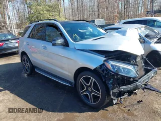 2018 Mercedes-Benz GLE 350 with VIN 4JGDA5HB0JB179045, listed as a IAAI auction lot 41386930 with Not Provided miles and . Bid and sale history available at DreamBid. Image 1.