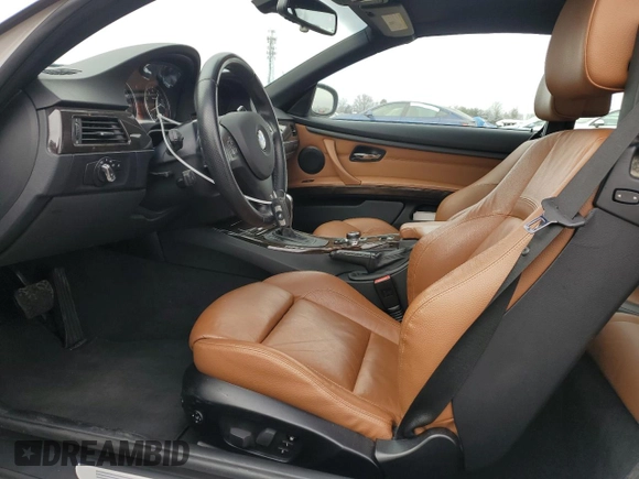 2013 BMW 3 Series 335i with VIN WBADX7C58DJ589356, listed as a Copart auction lot 85731764 with 107,492 mi miles and Salvage Title. Bid and sale history available at DreamBid. Image 7.