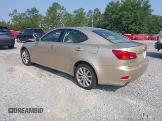 2006 Lexus IS 250 with VIN JTHCK262765006819, listed as a IAAI auction lot 42408122 with 174,234 mi miles and . Bid and sale history available at DreamBid. Image 3.
