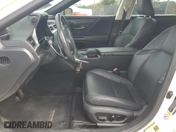 2019 Lexus ES 350 with VIN 58ABZ1B11KU047127, listed as a Copart auction lot 52189835 with 47,659 mi miles and Salvage Title. Bid and sale history available at DreamBid. Image 7.