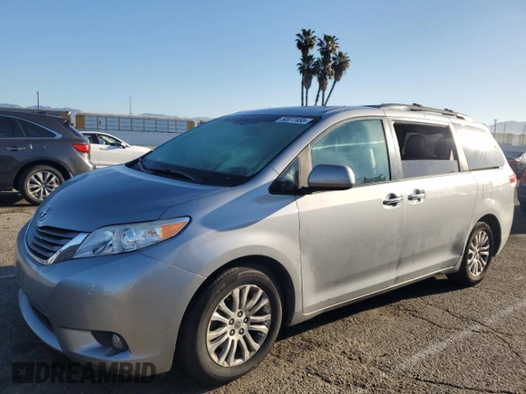 2011 Toyota Sienna XLE AAS with VIN 5TDYK3DC5BS166856, listed as a Copart auction lot 50077455 with 171,649 mi miles and Salvage Title. Bid and sale history available at carsss.com. Image 1.