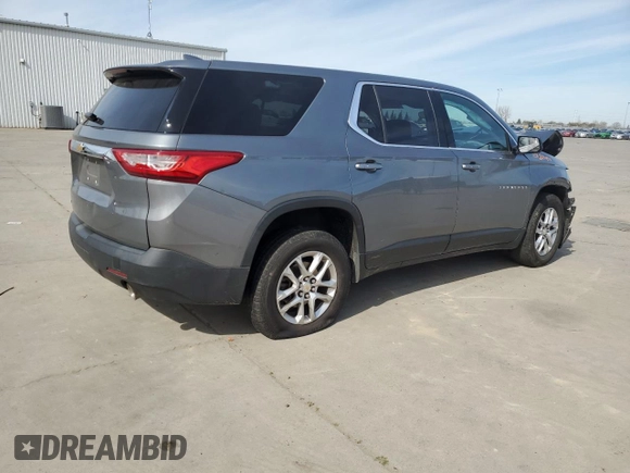 2018 Chevrolet Traverse LS with VIN 1GNERFKW3JJ167214, listed as a Copart auction lot 47131435 with 143,914 mi miles and Salvage Title. Bid and sale history available at carsss.com. Image 3.