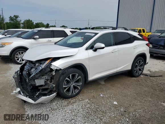 2019 Lexus RX 350 with VIN 2T2BZMCA8KC171500, listed as a Copart auction lot 57032665 with 107,849 mi miles and Salvage title. Bid and sale history available at DreamBid. Image 1.