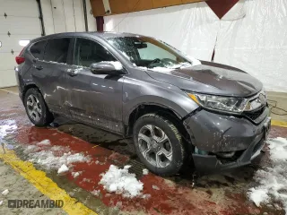 2019 Honda CR-V EX-L with VIN 7FARW2H88KE027886, listed as a Copart auction lot 45680005 with 80,417 mi miles and Salvage Title. Bid and sale history available at carsss.com. Image 4.