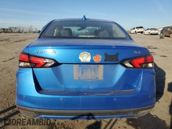2021 Nissan Versa SV with VIN 3N1CN8EV6ML843925, listed as a Copart auction lot 42433545 with 108,224 mi miles and Salvage Title. Bid and sale history available at DreamBid. Image 6.