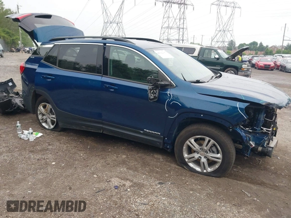 2020 GMC Terrain SLE with VIN 3GKALTEV9LL184285, listed as a IAAI auction lot 42292367 with 61,912 mi miles and . Bid and sale history available at DreamBid. Image 1.