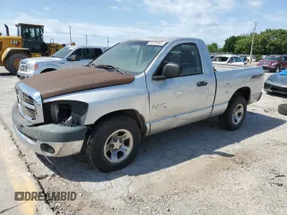 2008 Dodge 1500 ST with VIN 1D7HA16K68J170535, listed as a Copart auction lot 54376044 with 106,178 mi miles and Salvage Title. Bid and sale history available at DreamBid. Image 1.