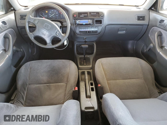 1998 Honda Civic DX with VIN JHMEJ6628WS010348, listed as a Copart auction lot 51292635 with 255,768 mi miles and Salvage Title. Bid and sale history available at carsss.com. Image 8.