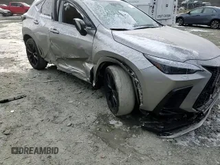 2023 Lexus NX with VIN 2T2KGCEZ4PC026187, listed as a Copart auction lot 42066325 with 38,382 mi miles and Salvage Title. Bid and sale history available at carsss.com. Image 12.