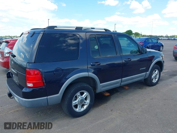 2002 Ford Explorer XLT with VIN 1FMDU73E92ZA96369, listed as a IAAI auction lot 42342473 with 101,303 mi miles and . Bid and sale history available at DreamBid. Image 4.