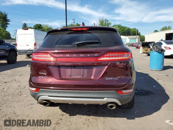 2017 Lincoln MKC Reserve with VIN 5LMTJ3DH6HUL31707, listed as a Copart auction lot 57419335 with 82,853 mi miles and Salvage title. Bid and sale history available at DreamBid. Image 6.