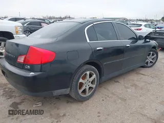 2003 Infiniti G35 w/Leather with VIN JNKCV51E53M316091, listed as a IAAI auction lot 41650677 with Not Provided miles and . Bid and sale history available at carsss.com. Image 4.