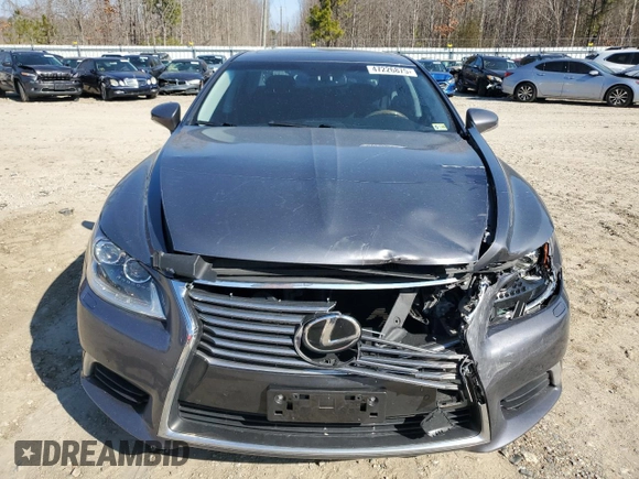 2016 Lexus LS 460 with VIN JTHBL5EF5G5141362, listed as a Copart auction lot 47226875 with 59,165 mi miles and Salvage title. Bid and sale history available at DreamBid. Image 5.