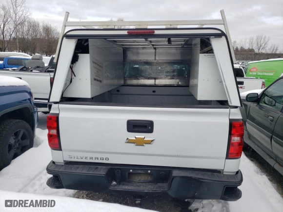 2018 Chevrolet Silverado 1500 Work Truck with VIN 1GCVKNEC2JZ274782, listed as a Copart auction lot 44198725 with 127,536 mi miles and Clean Title. Bid and sale history available at carsss.com. Image 6.