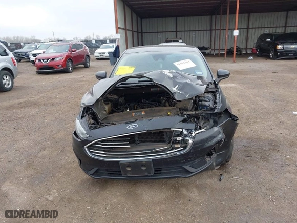 2020 Ford Fusion SE with VIN 3FA6P0HD3LR188567, listed as a IAAI auction lot 41494204 with 57,360 mi miles. Bid and sale history available at carsss.com. Image 6.