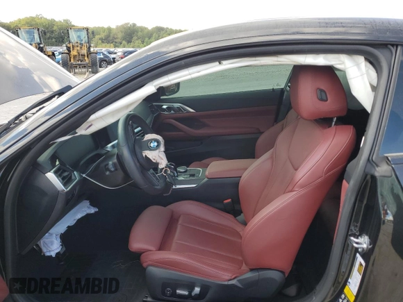 2023 BMW 4 Series 430i xDrive z VIN WBA73AP02PCL47210, wystawiony jako Copart lot #72401194 z przebiegiem 27 518 mil mil oraz Szkoda całkowita • Salvage title. Historia ofert i sprzedaży dostępna na DreamBid. Obrazek 7.