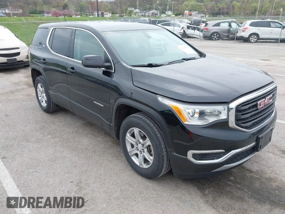 2019 GMC Acadia SLE with VIN 1GKKNKLA9KZ150282, listed as a IAAI auction lot 41946910 with 105,831 mi miles. Bid and sale history available at carsss.com. Image 1.
