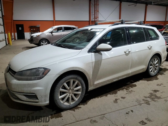 2019 Volkswagen Golf SportWagen S with VIN 3VW117AU2KM525120, listed as a Copart auction lot 87359714 with 59,159 mi miles and Clean Title. Bid and sale history available at carsss.com. Image 1.
