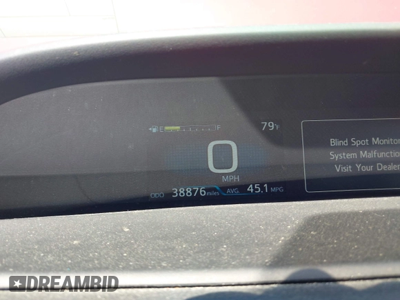 2021 Toyota Prius L Eco с VIN JTDKAMFU3M3138708, выставлен на аукционе IAAI как лот 42006401 с пробегом 38 876 миль миль и . История ставок и продаж доступна на DreamBid. Изображение 7.