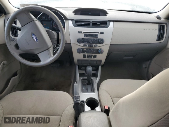 2008 Ford Focus S with VIN 1FAHP34N68W269530, listed as a Copart auction lot 83784324 with 195,123 mi miles and Salvage Title. Bid and sale history available at carsss.com. Image 8.