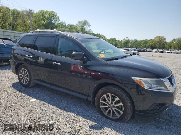 2014 Nissan Pathfinder Platinum with VIN 5N1AR2MM6EC726756, listed as a Copart auction lot 52935495 with 127,187 mi miles and Salvage Title. Bid and sale history available at carsss.com. Image 4.